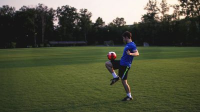 Cricket bat and ball